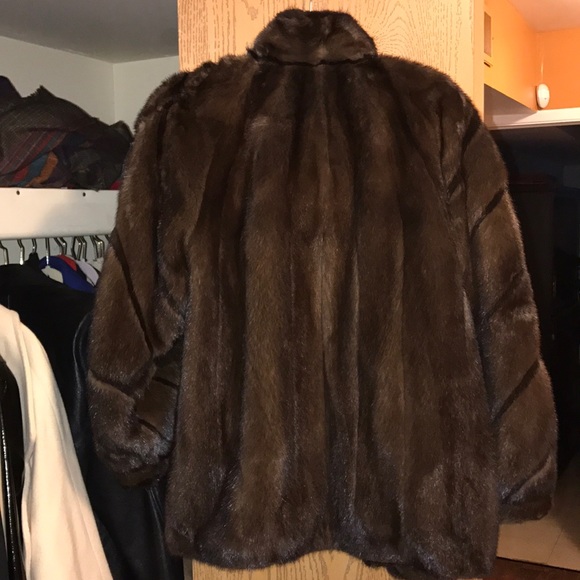 Reversible mink fur coat - Picture 3 of 5